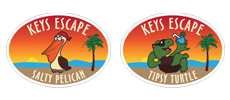 Tipsy Turtle & Salty Pelican Logo